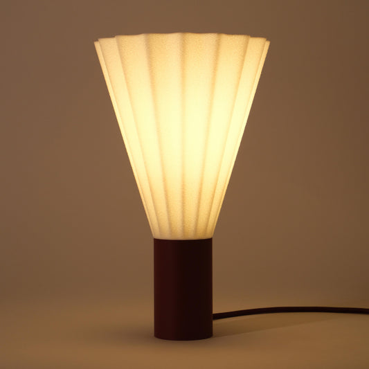 Plissé Torch – Burgundy Red