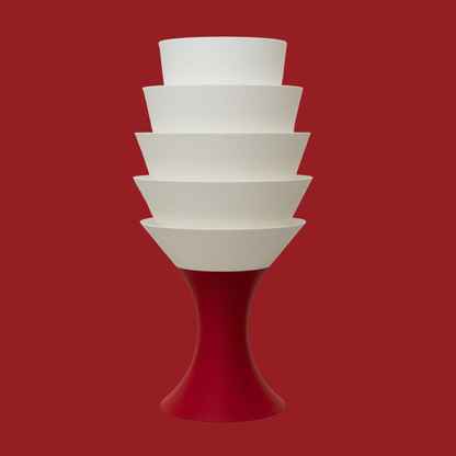 Empilé Grande – Burgundy Red