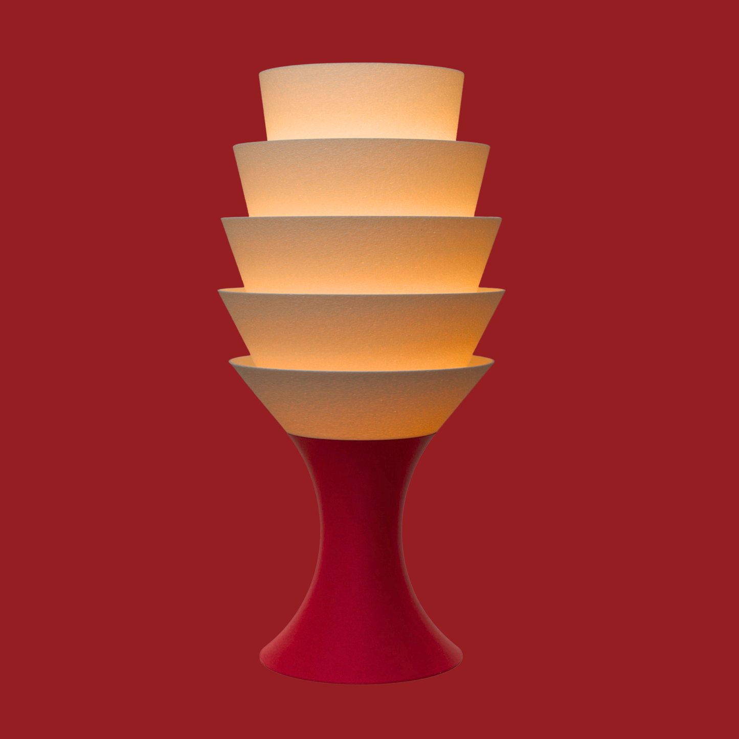 Empilé Grande – Burgundy Red