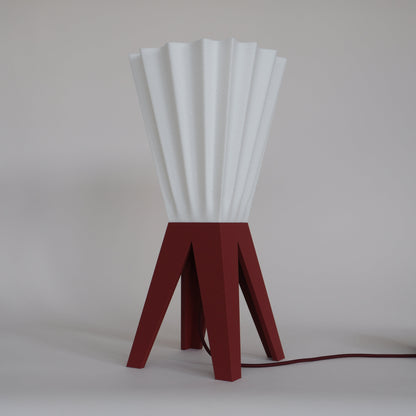 Plissé – Burgundy Red