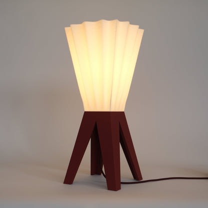 Plissé – Burgundy Red