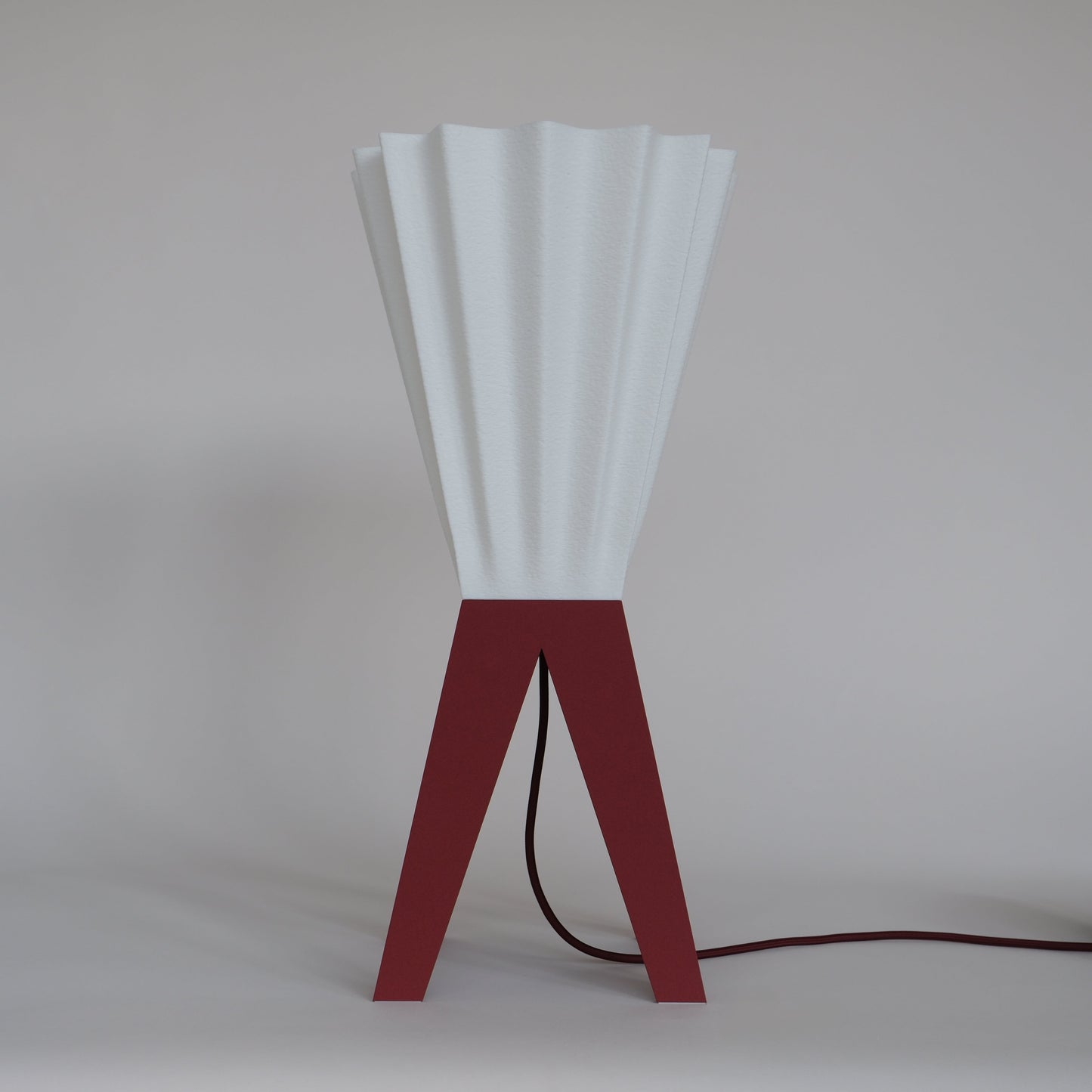 Plissé – Burgundy Red