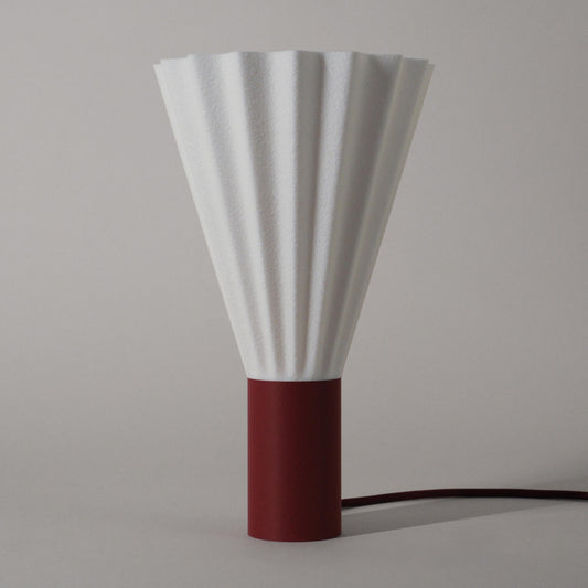 Plissé Torch – Burgundy Red
